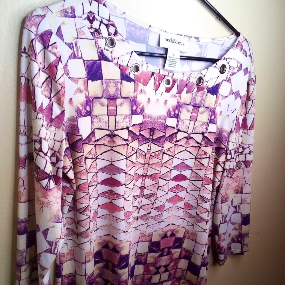 Boho Geometric print Sweater
